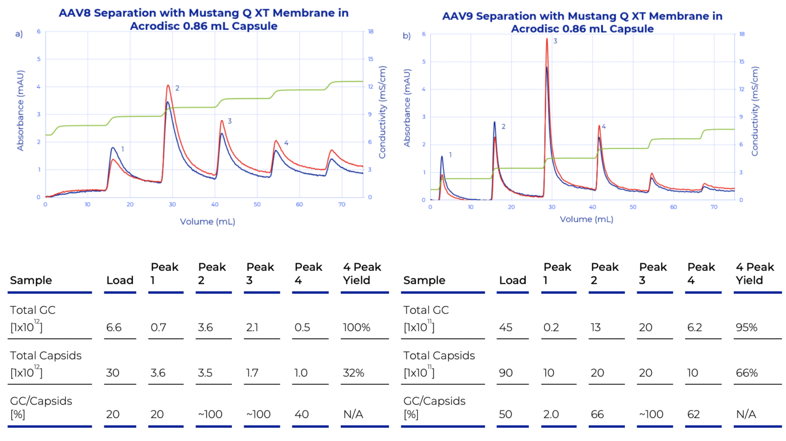 Full Adeno Associated Virus AAV Capsid Enrichment Using Mustang Q